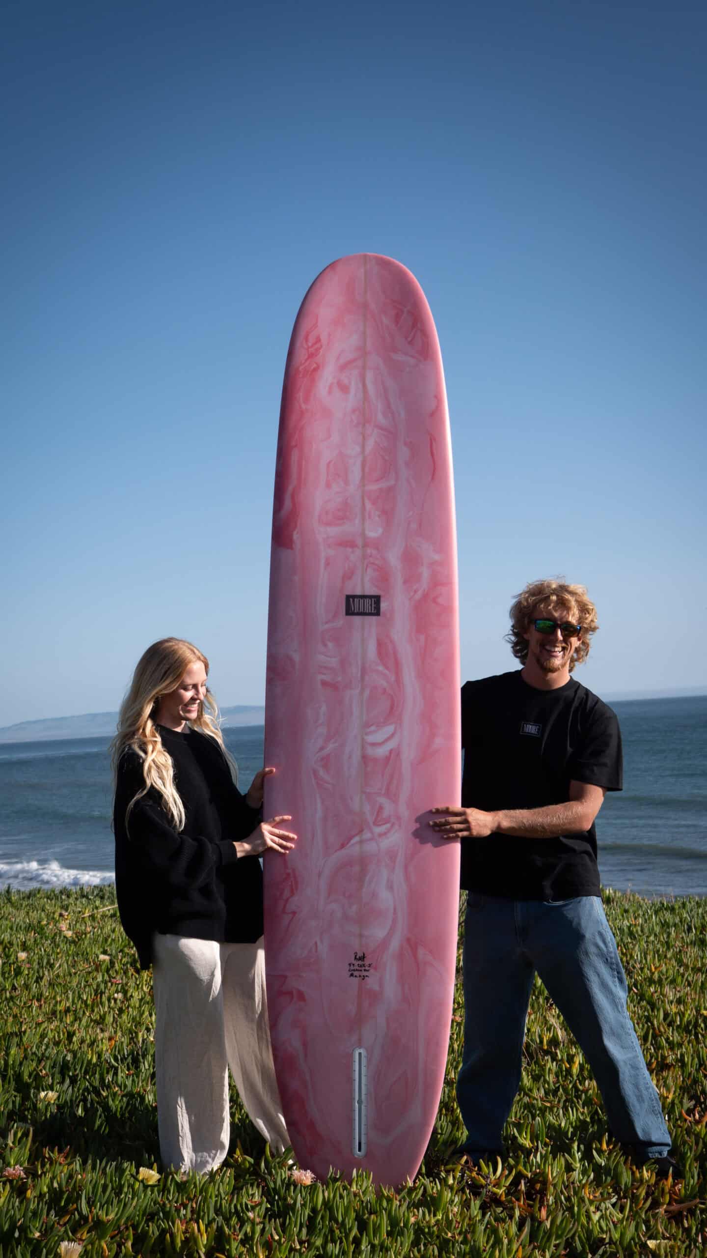 Custom Moore surfboard