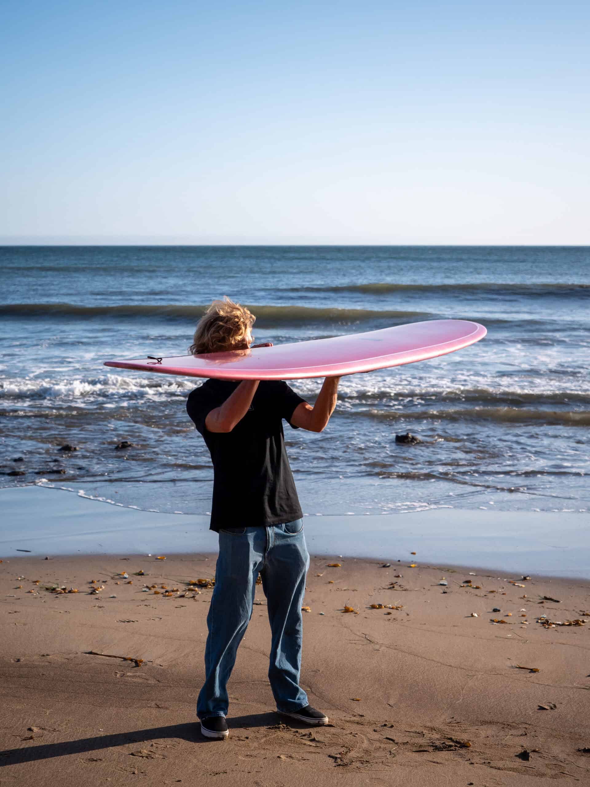 Recent Moore Surf pink log